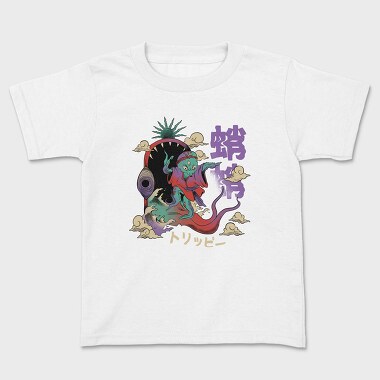 Kids' T-Shirt, Psychedelic Japanese 07