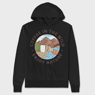 Coffee in the Wild, Unisex Men's Hoodie