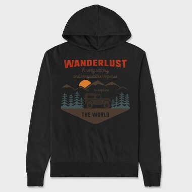 Wanderlust Offroad, Unisex Men's Hoodie