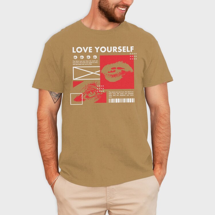 I Love Camping Lantern, Unisex Men's T-Shirt