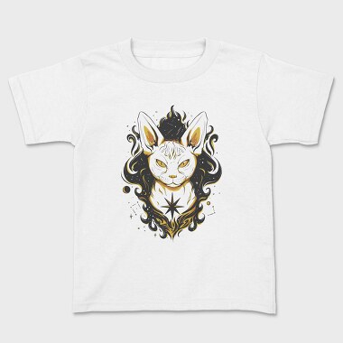 Space Sphynx Cat, Kids' T-Shirt
