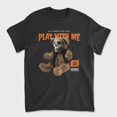 Tote Tote Evil Teddy Bear, Unisex Men's T-Shirt
