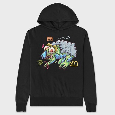 Colorful Creature 10, Unisex Men's Hoodie