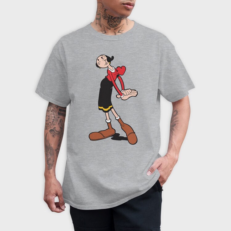 Bass Fishing Illustration 5, Unisex Men's T-Shirt