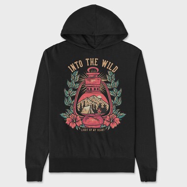 Into the Wild Light Up My Heart, Unisex Men's Hoodie