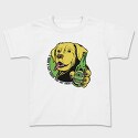 Crazy Dog, Kids' T-Shirt