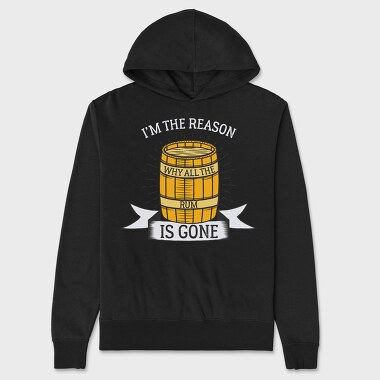 Why All the Rum Is Gone, Unisex Men's Hoodie