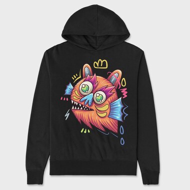 Colorful Creature 15, Unisex Men's Hoodie