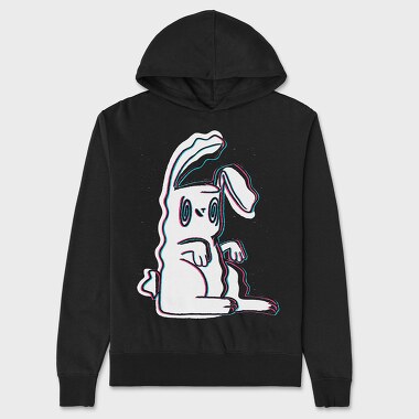 Trippy Bunny, Unisex Men's Hoodie