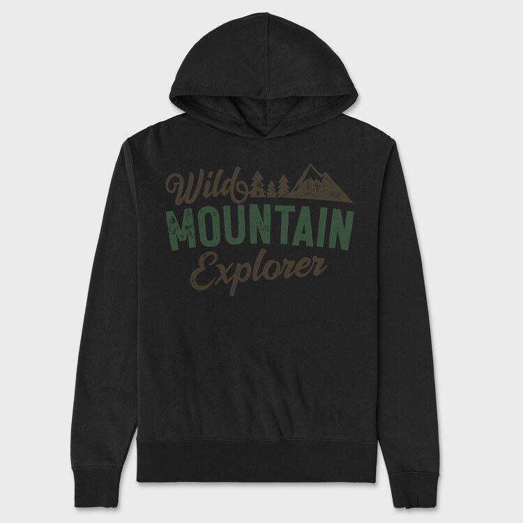 Wild Mountain Explorer, Унисекс Мъжко Суичър