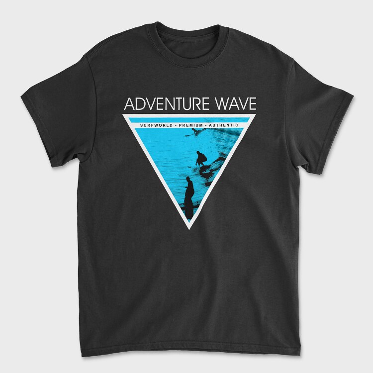 Adventure Wave, Unisex Men's T-Shirt