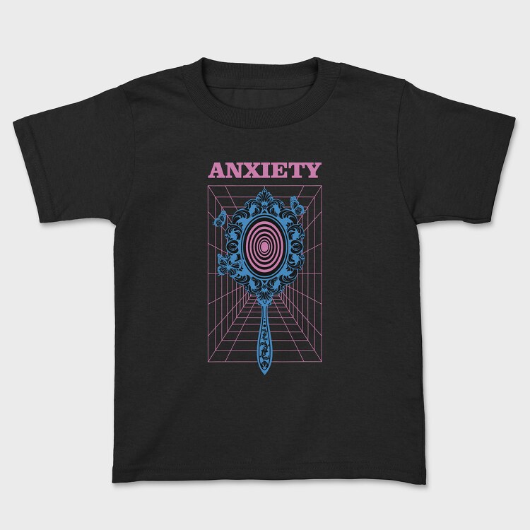 Anxiety Mirror, Kids' T-Shirt