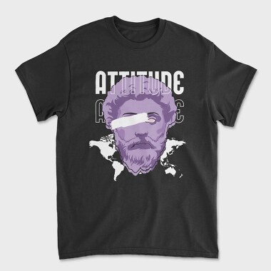 Attitude, Unisex Men's T-Shirt