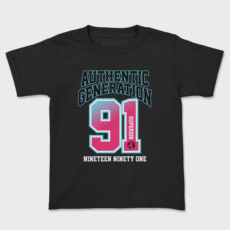 Authentic Generation, Kids' T-Shirt