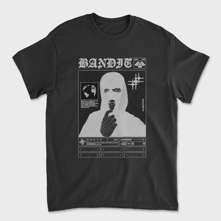 Banditry, Unisex Men's T-Shirt