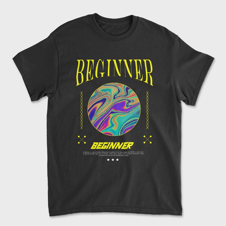 Beginner, Unisex Men's T-Shirt