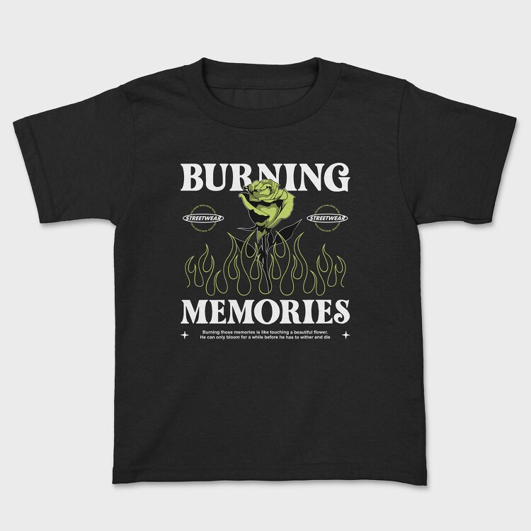 Burning Memories, Детска Тениска