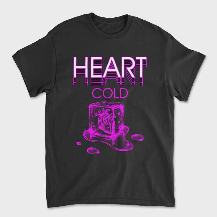 Cold Heart Purple, Unisex Men's T-Shirt