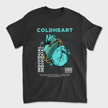 Cold Heart, Unisex Men's T-Shirt