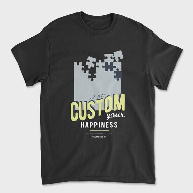 Custom Your Happiness, Unisex Men's T-Shirt