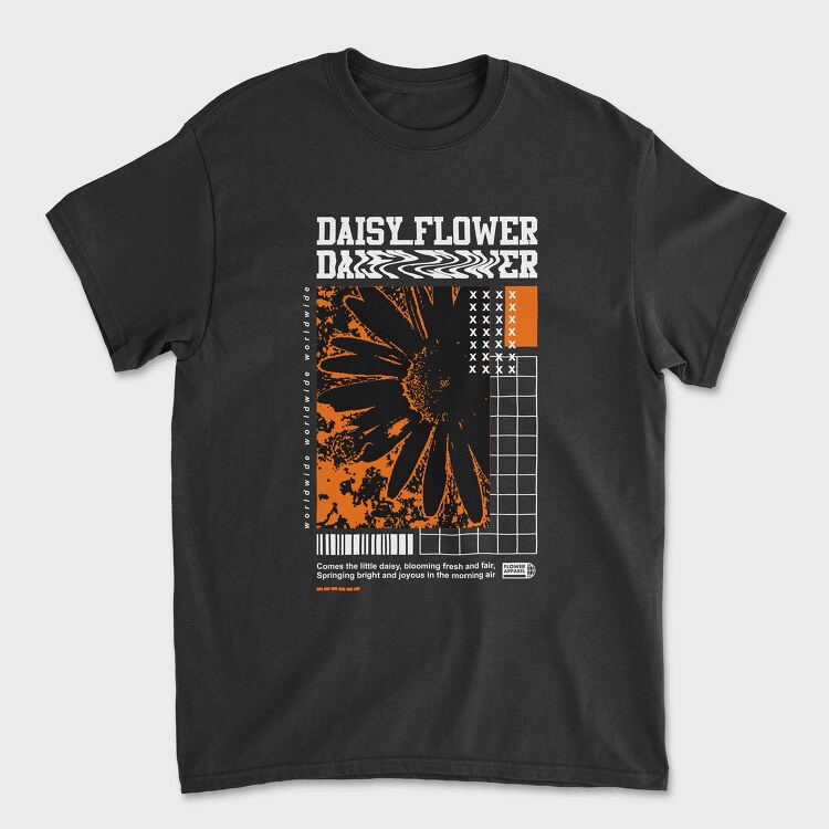 Daisy Flower, Unisex Men's T-Shirt