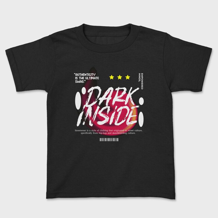 Dark Inside, Kids' T-Shirt