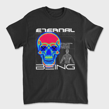 Eternal Skull, Унисекс Мъжка Тениска