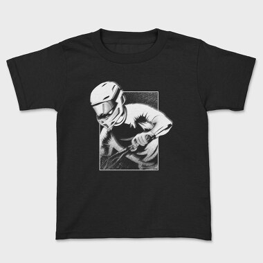 Downhill Biker, Kids' T-Shirt