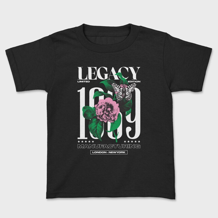 Flower Butterfly, Kids' T-Shirt