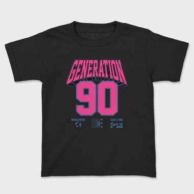 Generation 90, Kids' T-Shirt