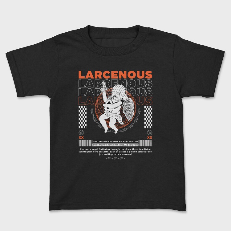 Larcenous, Kids' T-Shirt