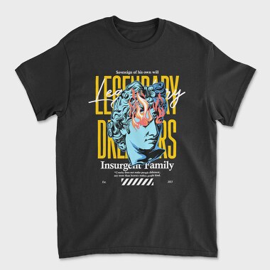 Legendary Dreamers, Unisex Men's T-Shirt