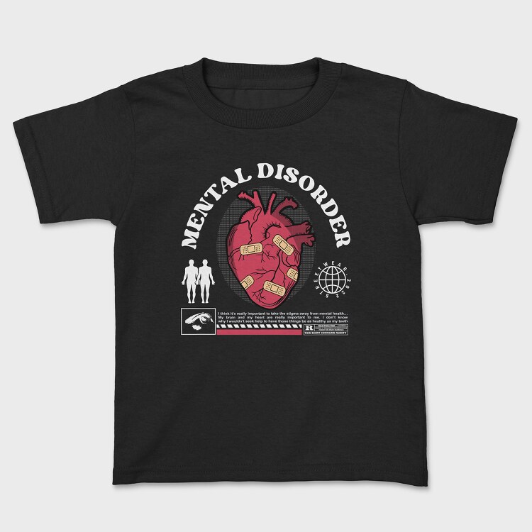 Mental Disorder, Kids' T-Shirt