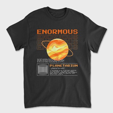 Planetarium, Unisex Men's T-Shirt