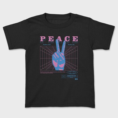 Positive Mind Positive Life, Kids' T-Shirt