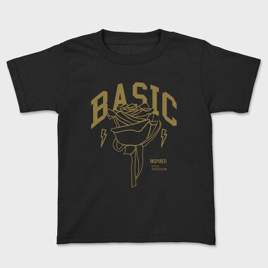 Rose Basic, Kids' T-Shirt