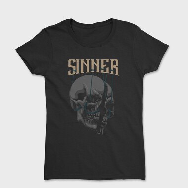 Sinner Skull, Women's T-Shirt