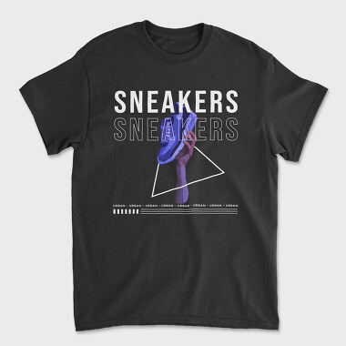 Sneakers, Унисекс Мъжка Тениска