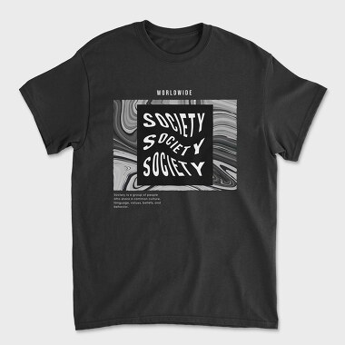 Society, Unisex Men's T-Shirt