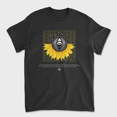 Sunflower, Unisex Men's T-Shirt