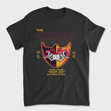 The Bushido Spirit, Unisex Men's T-Shirt