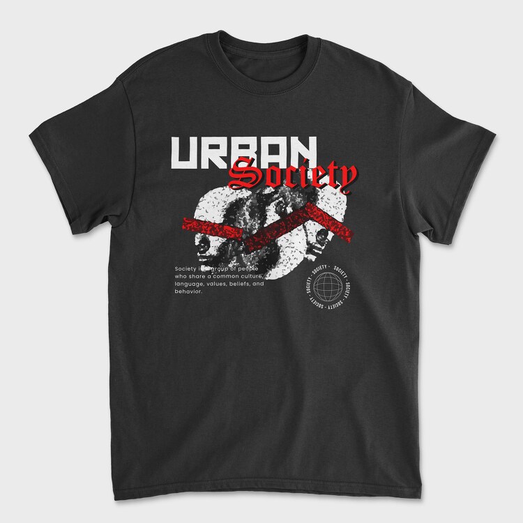 Urban Society, Unisex Men's T-Shirt