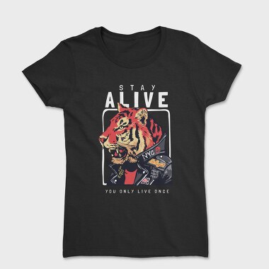 You Only Live Once Tiger, Women's T-Shirt