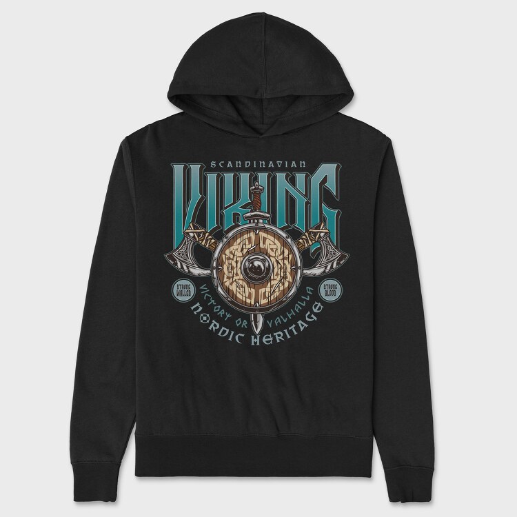 Scandinavian Viking, Unisex Men's Hoodie
