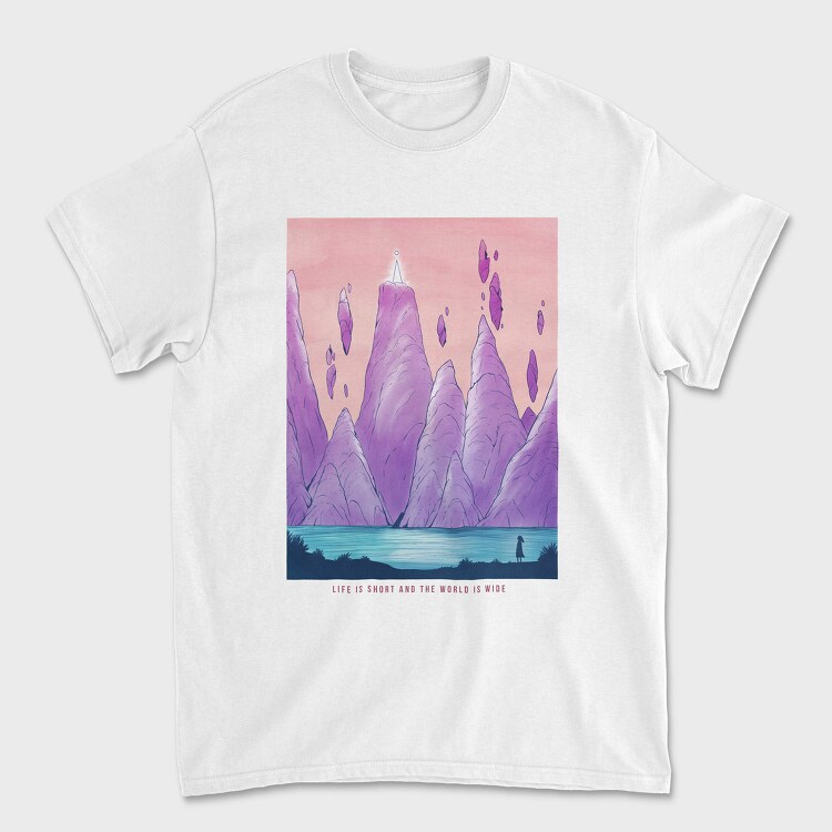 Fantasy_Landscape_12, Унисекс Мъжка Тениска