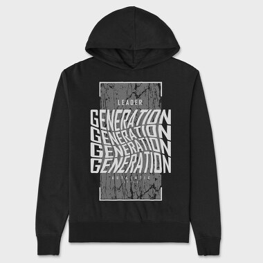 Leader Generation, Unisex Men's Hoodie