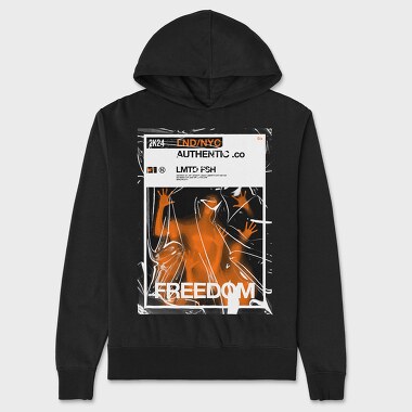 Freedom Orange Shadow, Unisex Men's Hoodie