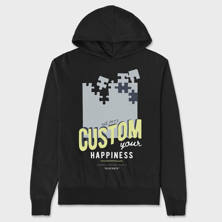 Custom Your Happiness, Унисекс Мъжко Суичър