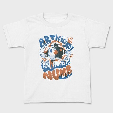 Robot Invasion 02, Kids' T-Shirt
