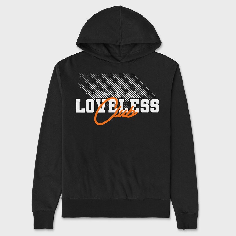 Loveless Club, Unisex Men's Hoodie